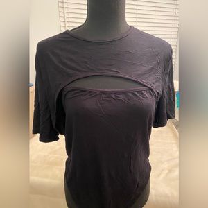 COPY - Plus Size Black Bodysuit:Classic and Flattering